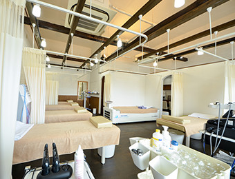 よこた整骨院の施術室