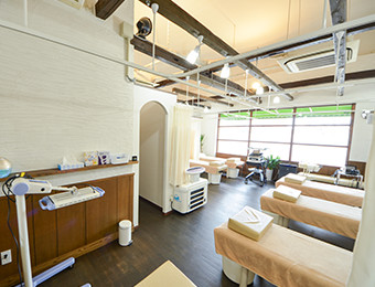 よこた整骨院の施術室